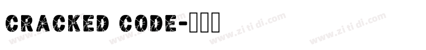 Cracked Code字体转换